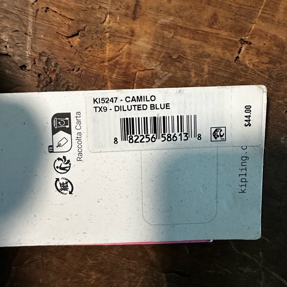 Kipling Blue Wallet - Picture 3 of 3